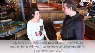 Big tip surprises a Portland waitress [upl. by Muna839]