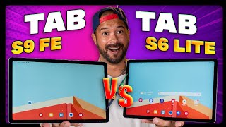 GALAXY TAB S6 LITE vs GALAXY TAB S9 FE qual COMPRAR AGORA 🤔 [upl. by Nos]