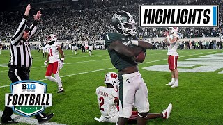 Wisconsin at Michigan State  Extended Highlights  Big Ten Football  Oct 15 2022 [upl. by Bryant222]