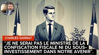 quotJe ne serai pas le ministre de la confiscation fiscalequot dit Antoine Armand ministre de léconomie [upl. by Meerek213]