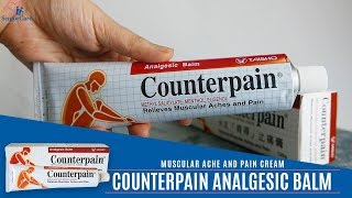 PROVEN AND TESTED Counterpain Analgesic Balm Cream for muscular aches and pain [upl. by Aleka]