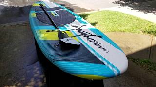 WaveStorm 96quot Paddle Board Review Good Value But its Going back to Costco [upl. by Kilgore253]