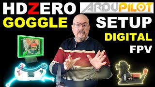 HDZero FPV Goggle with ARDUPILOT Complete setup guide [upl. by Heeley]