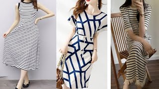 Summer Stylish  STRIPE PATTERN Western Design 2024 for Women PLANETOLOGYEXPRESS [upl. by Kaczer]