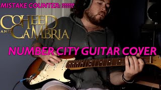 Coheed And Cambria  quotNumber Cityquot  Guitar Cover With Mistake Counter [upl. by Atinna744]