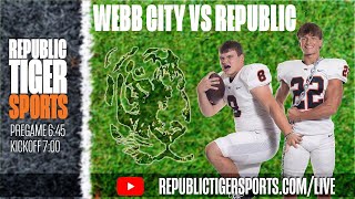 Football  Webb City at Republic [upl. by Naitsabes]