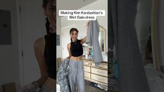 Making Kim Kardashian’s Met Gala dress metgala metgalaredcarpet kimkardashian [upl. by Lahcym]