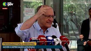 Vicepresidente Geraldo Alckmin fala sobre as ações do governo em 2023 [upl. by Elaen]