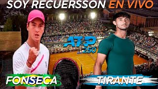 Joao Fonseca vs Thiago Tirante Reaccionando en vivo ATP 250 de Santiago [upl. by Eniluqcaj]