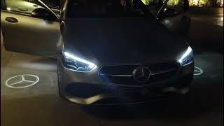 All New Mercedes Benz c class Ambiant lights [upl. by Ennoirb]