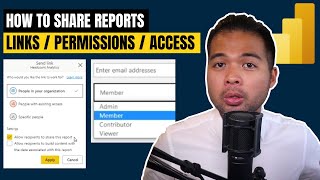 BEGINNERS GUIDE to SHARING REPORTS in Power BI  Generate Links Manage Access and Permissions [upl. by Kciredor]