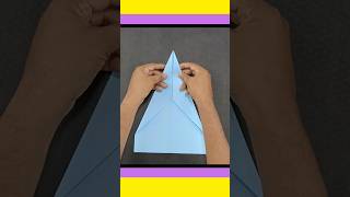 flying paper rocket plane best flying kite plane youtubeshorts shorts [upl. by Aisyat460]