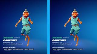 FORTNITE CAREFREE EMOTE 1 HOUR [upl. by Neerom]