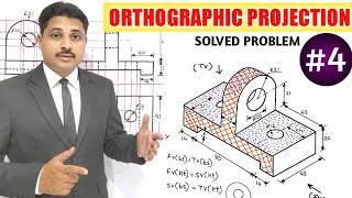 ORTHOGRAPHIC PROJECTION IN ENGINEERING DRAWING IN HINDI Part4 TIKLESACADEMYOFMATHS [upl. by Wilbert607]