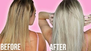 How to Tone Brassy Blonde Hair at Home No Bleach or Dye [upl. by Vida448]