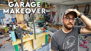 My garage was a DISASTER Garage Storage Makeover [upl. by Sillert809]