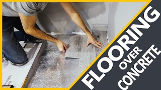 How to Install Vinyl or Laminate Floors in a Basement Over a Concrete Slab [upl. by Faria]