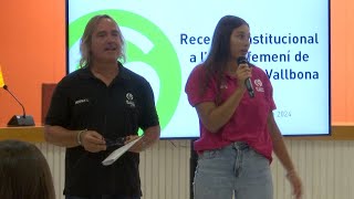 VOTV  Granollers fa una recepció institucional a lequip absolut femení de lAE Vallbona [upl. by Guinevere]