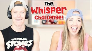 Whisper Challenge with Margeaux Jordan of Totally TV and Zack Taylor of American Idol [upl. by Nelrsa]