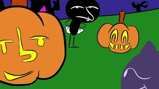 Lenny cat vs big headed cartoon cat Halloween Edition [upl. by Yra]