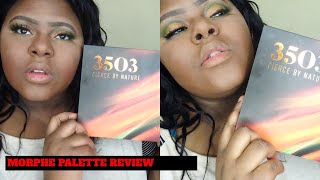 NEW MORPHE 3503 REVIEW SWATCHES amp MAKEUP LOOK [upl. by Labors]