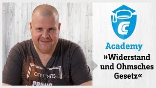 Widerstand und Ohmsches Gesetz  Grundprinzipien  Conrad Academy [upl. by Amaleta]