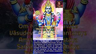 Šri Dhanvantari Mantra  RJ Shree Anuva dhanvantarimantra dhanvantari chanting healing health [upl. by Herm]