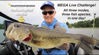 Humminbird Mega Live 3Mode Challenge  On The Water with The Technological Angler S2E3 [upl. by Mochun621]