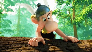 ASTERIX AND OBELIX MANSION OF THE GODS Clip  quotMagic Acornsquot 2014 [upl. by Martie]