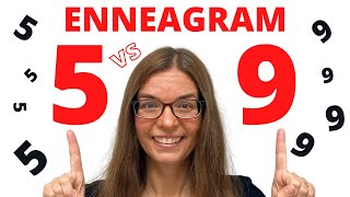 5 vs 9  How to know which Enneagram you are Five or Nine Investigator or Peacemaker [upl. by Phelips]