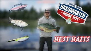 BEST BAITS Bassmaster Fishing 2022 Best and Most Productive Baits [upl. by Ahsienad209]