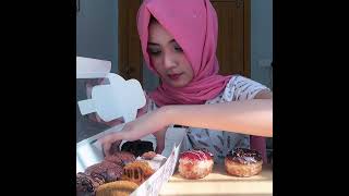 ASMR Donuts  MUKBANG  eating sounds  Fatima Zaidi [upl. by Maximilien]