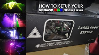 How to Set Up and Use a 500mW RGB Party Laser A Beginners Guide to Laser System Setup amp Operation [upl. by Peg]