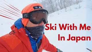 Skiing amp Eating In Niseko Japan  BFs SNOWY Hokkaido Ski Trip [upl. by Dygal]