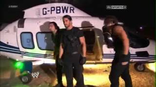 RAW 22413 The Shield arrives at O2 Arena [upl. by Archie485]