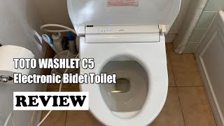 TOTO WASHLET C5 Electronic Bidet Toilet Seat Review 2024  See before you buy [upl. by Nenad]