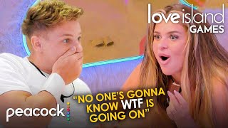 Callum and Liberty Get a GameChanging Hideaway Text  Love Island Games on Peacock [upl. by Aleibarg]