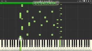 The Legend of Zelda Spirit Tracks  Fight Against Byrne Theme Piano Tutorial Synthesia [upl. by Belac330]