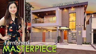 Affordable Haven of Extravagance A Designers Dream Fully Furnished Modern House House Tour 200 [upl. by Ydnyl]