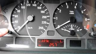 982005 BMW E46 3Series  How to reset oil inspection indicator Reset service light [upl. by Annmaria]