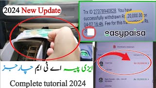 EasyPaisa ATM withdrawal Charges Live Proof 2024 easypaisa visa debit card atm charges [upl. by Earised807]