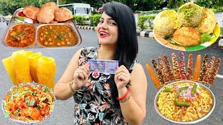 Living on Rs 100 for 24 Hours Challenge  Vadodara Food Challenge [upl. by Aloisia]