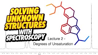 Solving Structures with MS IR and NMR Lecture Course Lesson 2  Degrees of Unsaturation [upl. by Mandler]