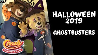 Buddy and Blossom  Ghostbusters  Crealy Theme Park  2019  Halloween [upl. by Bloem]