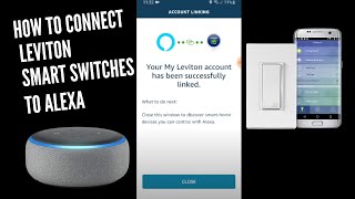 How To Connect Leviton Switch To Alexa [upl. by Einnahc428]