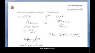 Domena funkcije vjbr 2  Matematika 4  odredi prirodno područje definicije funkcije [upl. by Andrej701]