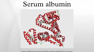 Serum albumin [upl. by Helge]