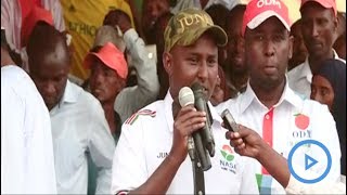 Junet Mohammed speech at the Nasa rally [upl. by Davie]