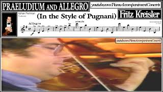 Perlman  Praeludium and Allegro by Kreisler in the Style of Pugnani  SHEET MUSIC [upl. by Long]