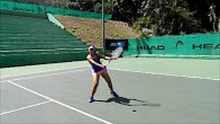 RECRUITING TENNIS VIDEO EMILY PEÑA [upl. by Sihonn]